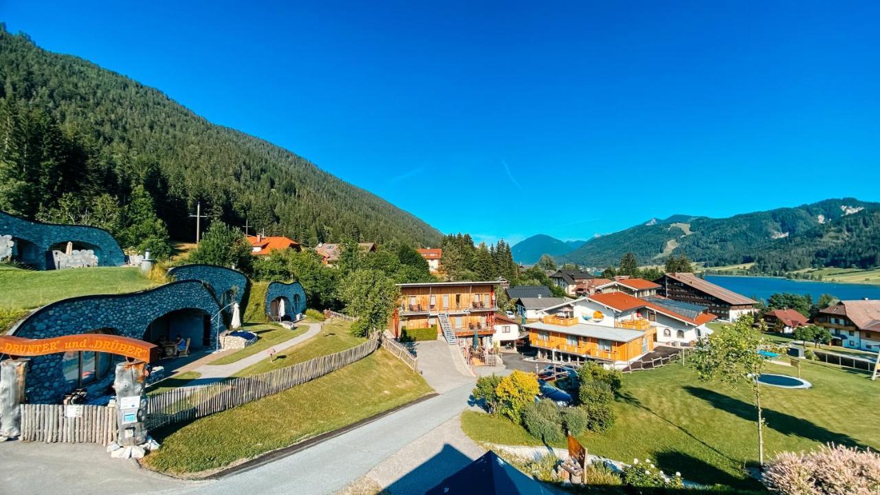 Erdhaeuser Und Apartments Mit Seeblick Und Alleinlage Weissensee Kültér fotó